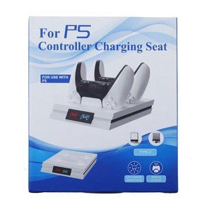 Charging Dock Seat Charging Stand Base Station Holder for Sony PS5 Controller